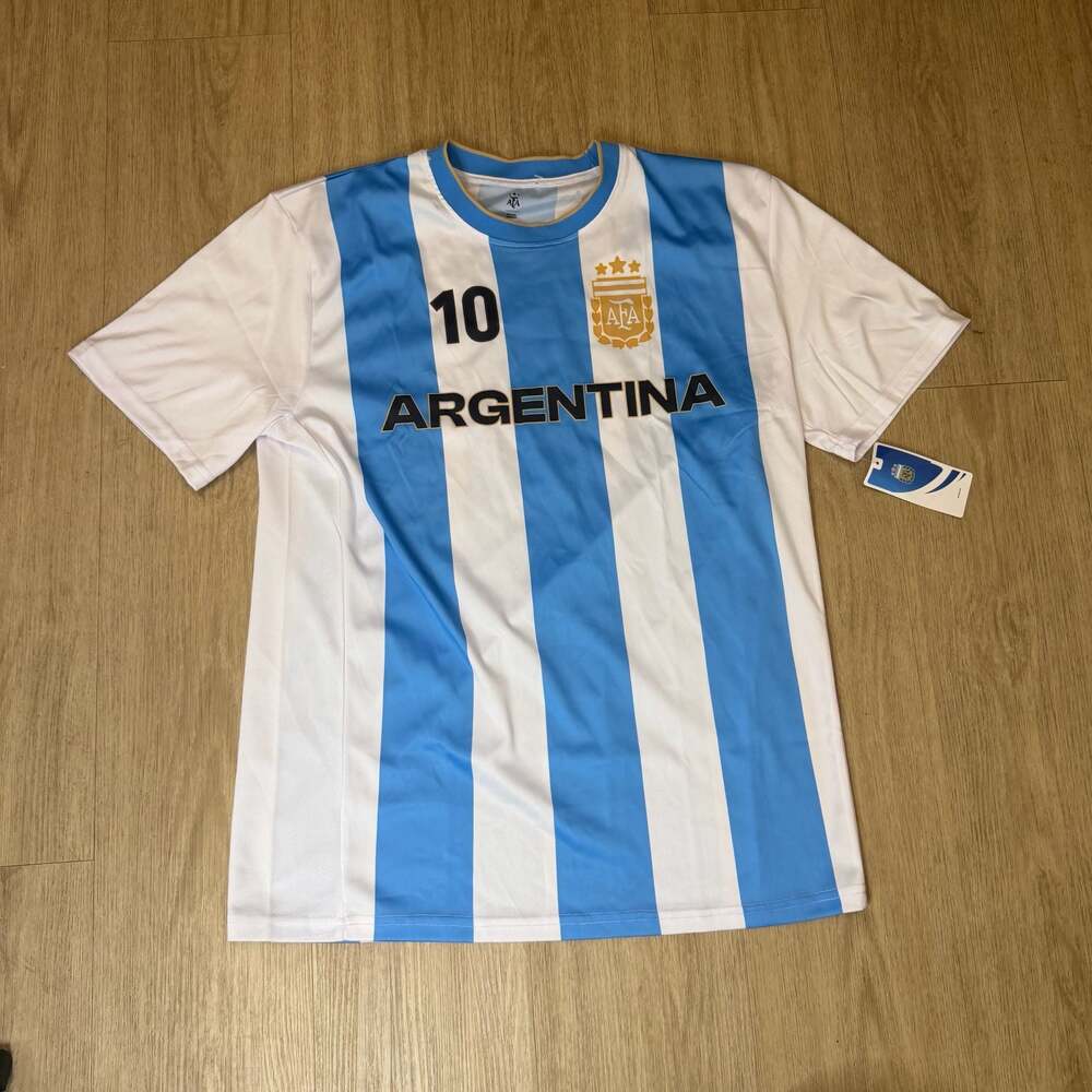 AFA Argentina Messi #10 Soccer Jersey Size Large